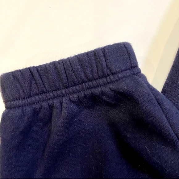 GAP Vintage Soft Knit Joggers Navy Cream Drawstring - Picture 10 of 16
